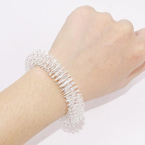 Stretchable Acupuncture Bracelet for Carpal Tunnel Pain Relief and Hand Massage
