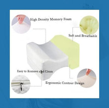 Orthopedic Knee Pillow for Lower Back Pain, Sciatica relief