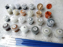 DIY Paint By Numbers - Sea Side Villa Beautiful Scenic View