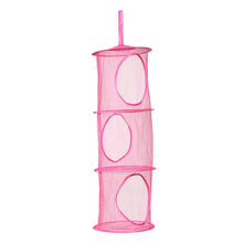 Hanging Storage Net Kids Toy Organizer with 3 Shelfs