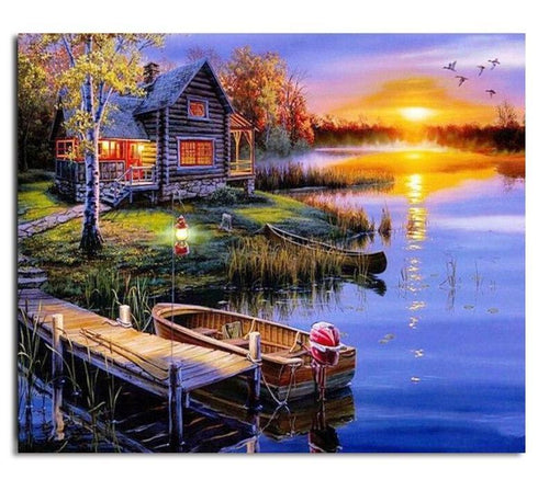 DIY Paint By Number - Beautiful Nature Home Decor For Living Room