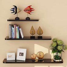 3 Pieces Modern Minimalist Partition Book Wall Shelf Living Bedroom Hanging Wooden Storage