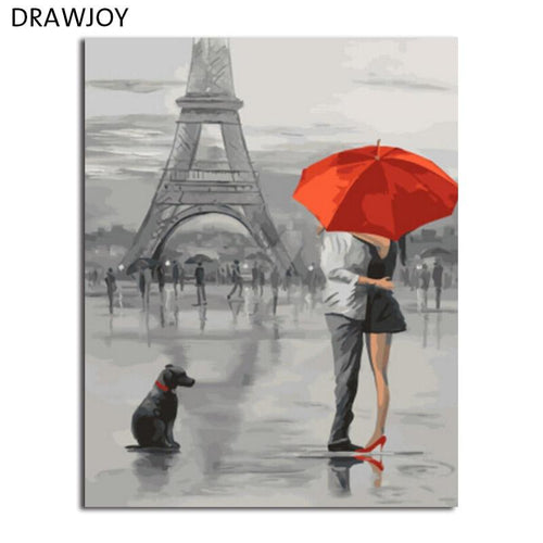 Love at Paris with Witness - DIY Paint by Number