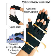 Copper Compression Arthritis Gloves Therapeutic Gloves for Men and Women, Support and Improve Motion Range