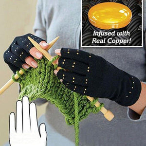 Copper Compression Arthritis Gloves Therapeutic Gloves for Men and Women, Support and Improve Motion Range