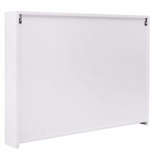 Modern Wide Wall Mount Bathroom Cabinet with 3 Mirror Door