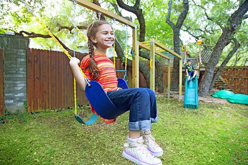 Hanging Chair Hammock - Single Toddler Swing Set Garden Play Equipment