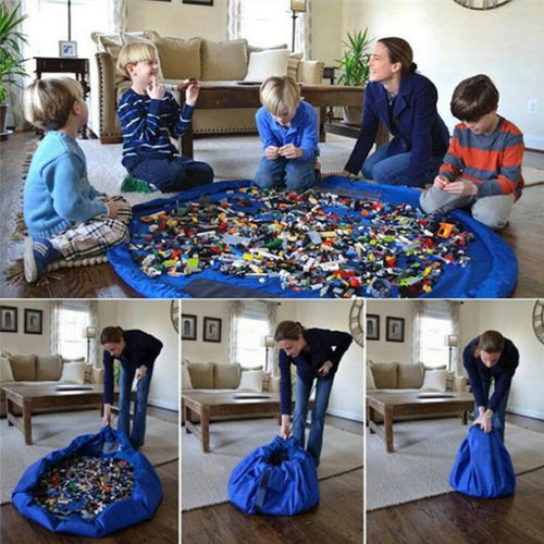Lego Acitity Mat with Storage Bag - No more stepping on lego bricks
