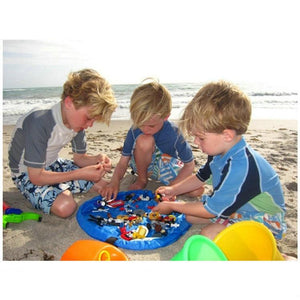 Lego Acitity Mat with Storage Bag - No more stepping on lego bricks