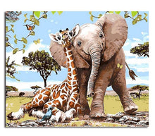 Painting & Calligraphy Of Lovely Animals  - DIY Paint By Numbers