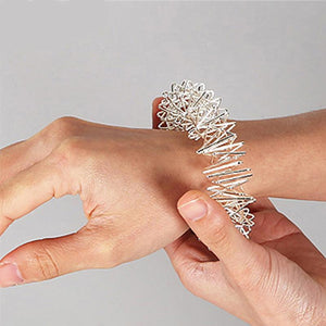 Stretchable Acupuncture Bracelet for Carpal Tunnel Pain Relief and Hand Massage