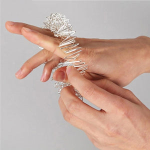 Stretchable Acupuncture Bracelet for Carpal Tunnel Pain Relief and Hand Massage
