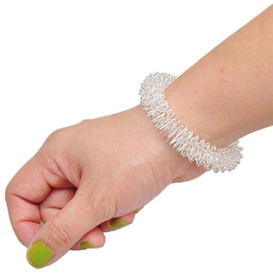 Stretchable Acupuncture Bracelet for Carpal Tunnel Pain Relief and Hand Massage