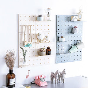 Adjustable Shelf Peg Board - Wall mounted Toy/Home Organizer