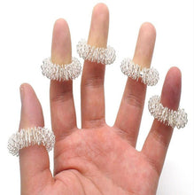5 PCS Acupuncture Finger Massage Rings Relieve Numbness from Carpal Tunnel and General Fatigue