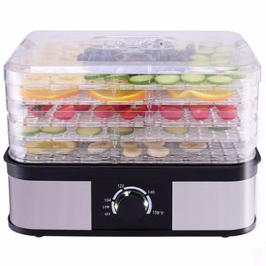 Portable Fruit and Vegetable Dehydrator 5 Layers Healthy and Easy Snacks