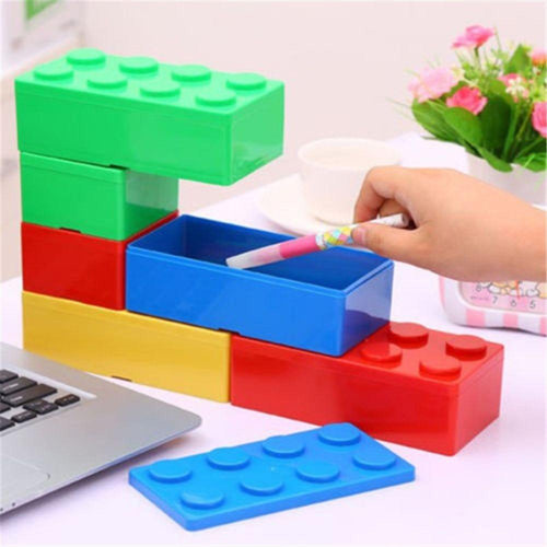 Lego Creative Storage Box - Space Spaving Handy Building Block Shaped plastic boxes