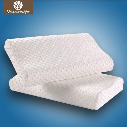 Naturelife Space Bamboo Fiber Memory Foam Pillow - Provides relief from neck pain